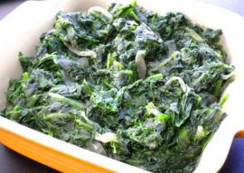 Healthy Recipe: Sauteed Garlic, Onion & Mushroom Spinach