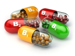 Vitamin B1, B2, B6 and B12 capsules - ingredients of RHP Nerve Support Formula for neuropathy - nerve damage