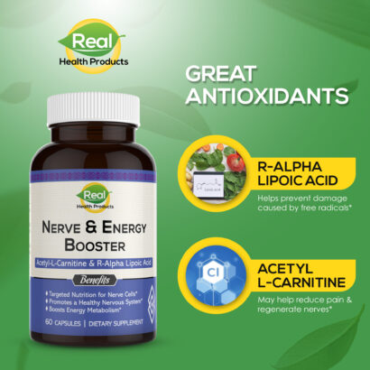 Nerve & Energy Booster - R-Alpha Lipoic Acid & Acetyl L-Carnitine - Image 3