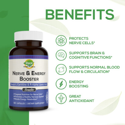 Nerve & Energy Booster - R-Alpha Lipoic Acid & Acetyl L-Carnitine - Image 4