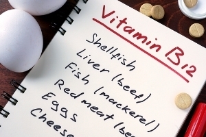 List of foods that contain vitamin B12 an ingredient of RHP Nerve Support Formula