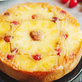 Paleo Pineapple Upside Down Cake