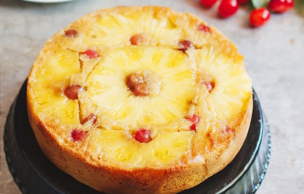 Paleo Pineapple Upside Down Cake