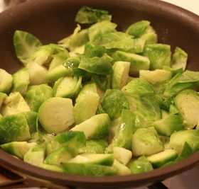 Steamed Brussels Sprouts with Garlic