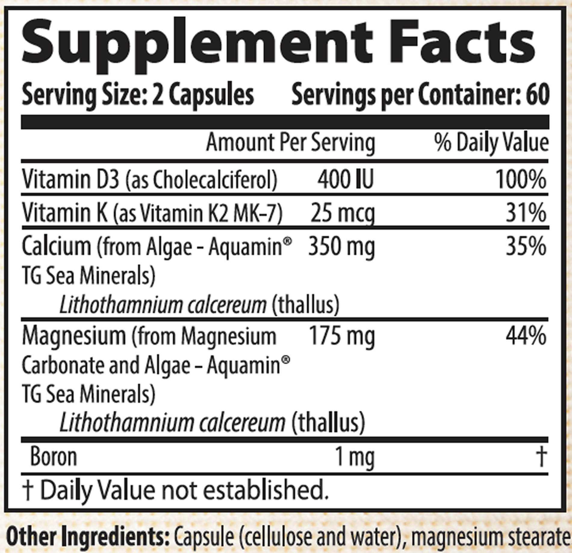 Calcium and Magnesium with Vitamin D3